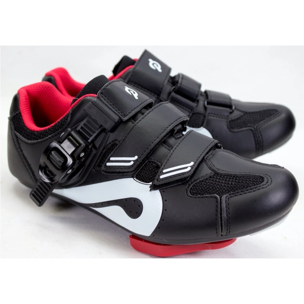 Peloton Original Cycling Shoes Womens Size 38 US 7 Black Red Home Bicycle Riding